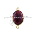 Vermeil Gold Gemstone Bezel Connector Wholesale Bezel Connectors